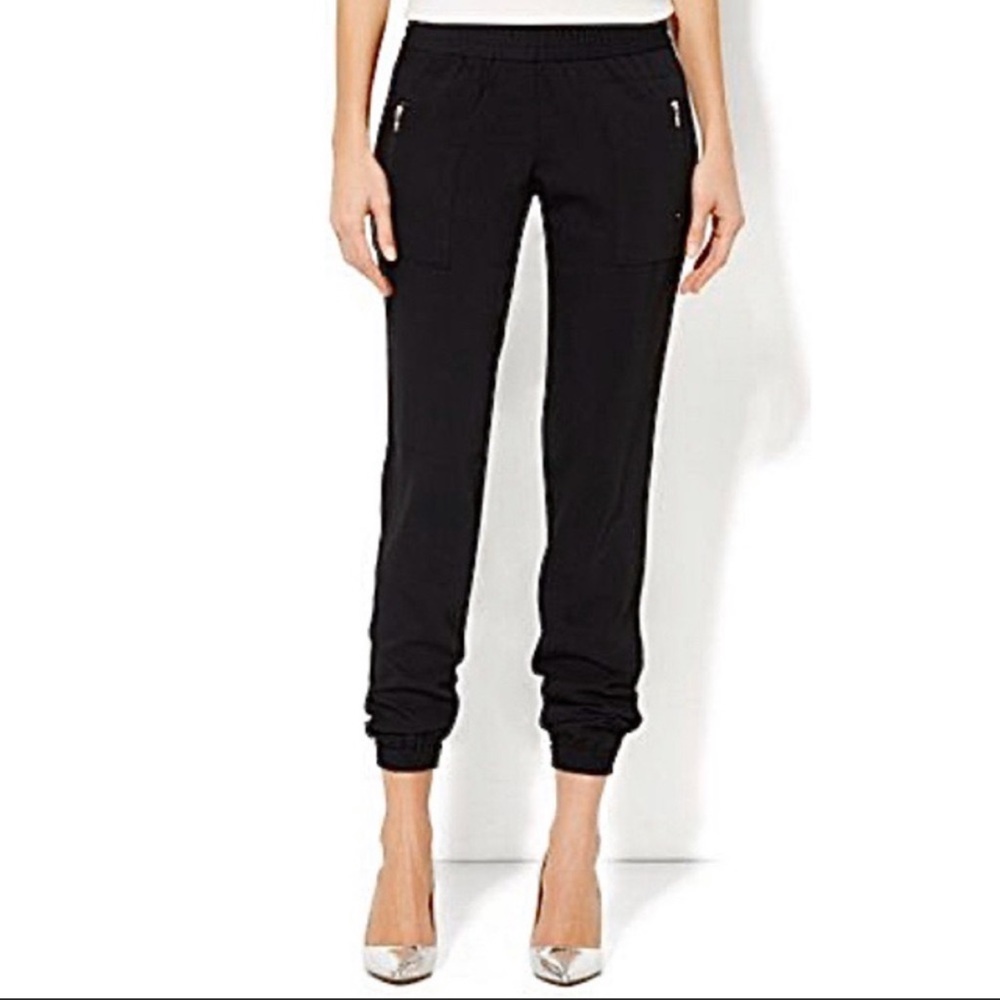New York & Company Jogger Crepe Dressy Pants